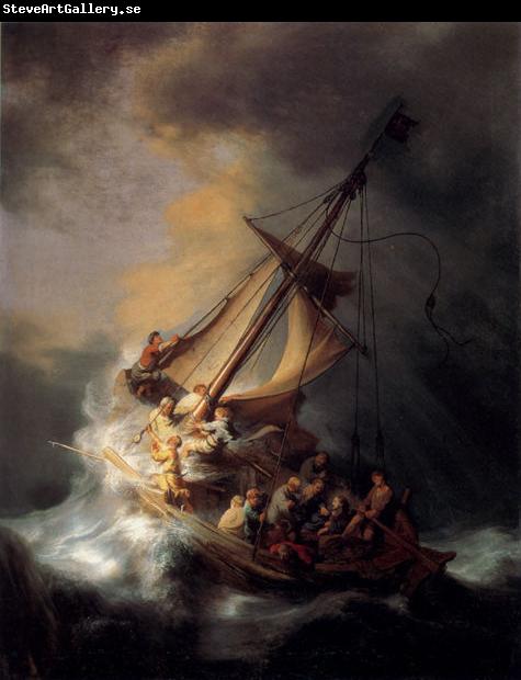 REMBRANDT Harmenszoon van Rijn Christ in the Storm on the Lake of Galilee,